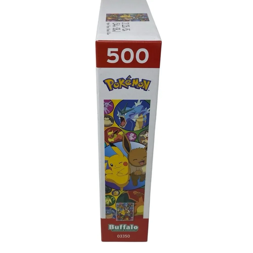 Charizard Eevee Jigsaw Puzzle Pokemon 500 Piece Pikachu Gyarados Buffalo Games